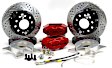 4262690R SS4 Series - 11in. Cross Drilled and Slotted, Red Powdercoated 2-Piston Caliper, 2-Wheel Set