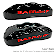 4301365B Pro Series - 14in. Cross Drilled and Slotted, Black Powdercoated 6-Piston Caliper, 2-Wheel Set