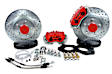 4301594R Classic Series - 11in. Cross Drilled and Slotted, Red Powdercoateded 2-Piston Caliper, 2-Wheel Set