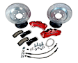 4301682R-2 Big Brake Kit - Red Powdercoat Caliper, 2-Wheel Set