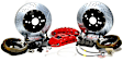 4302471R Extreme Series - 14in. Cross Drilled and Slotted, Red Powdercoated 6-Piston Caliper, 2-Wheel Set