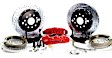 4302487R Pro Series - 14in. Cross Drilled and Slotted, Red Powdercoated 6-Piston Caliper, 2-Wheel Set