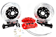 4401006B Pro Plus Series - 14in. Cross Drilled and Slotted, Black Powdercoated 6-Piston Caliper, 2-Wheel Set