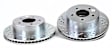 53027-020 Claw Performance-Rear Brake Disc, Cross-drilled and Slotted