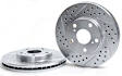 53029-020 Claw Performance-Front Brake Disc, Cross-drilled and Slotted