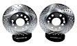 54090-020 Claw Performance-Rear Brake Disc, Cross-drilled and Slotted