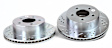 54090-020 Claw Performance-Rear Brake Disc, Cross-drilled and Slotted