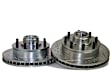 54121-020 Front Brake Disc, Cross-drilled and Slotted, RWD, Claw Series