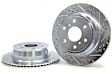2007 Chevrolet Suburban 1500 - Rear Brake Disc, Cross-drilled and Slotted, 345 mm, RWD, 5.3L 8Cyl, Claw Series