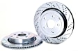2013 Chevrolet Caprice - Rear Brake Disc, Cross-drilled and Slotted, 324 mm, 6.0L 8Cyl, Claw Series