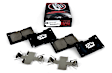 73022-2173 Front Brake Disc and Pad Kit, Cross-drilled and Slotted