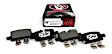 73023-2174 Rear Brake Disc and Pad Kit, Cross-drilled and Slotted