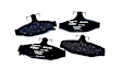 D0295 Rear Claw Series Ceramic Brake Pad Set
