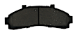 1999 Ford Ranger - Ceramic Brake Pad Set, BATTERY EV (EV/BEV), With Front Disc Brake, Claw Series