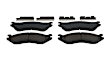 2003 Dodge Ram 1500 - Ceramic Brake Pad Set, With Front Disc Brake, Claw Series