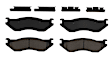 2003 Dodge Ram 1500 - Ceramic Brake Pad Set, With Front Disc Brake, Claw Series