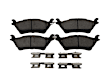 D1602 Rear Claw Series Ceramic Brake Pad Set