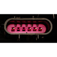 Passenger Side Tail Light, with Bulb, Halogen, Clear and Red Lens, CAPA CERTIFIED
