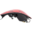 Passenger Side Tail Light, with Bulb, Halogen, Clear and Red Lens