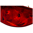 Driver Side, Outer Tail Light, with Bulb, Halogen, Red Lens, CAPA CERTIFIED