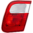 Passenger Side, Inner Tail Light, without Bulb, Halogen, Clear and Red Lens, Base Model, E46 Sedan, Production Date To September 2001