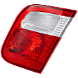 Passenger Side, Inner Tail Light, without Bulb, Halogen, Clear and Red Lens, Base Model, E46 Sedan, Production Date To September 2001