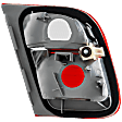 Passenger Side, Inner Tail Light, without Bulb, Halogen, Clear and Red Lens, Base Model, E46 Sedan, Production Date To September 2001