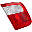 Driver Side, Inner Tail Light, without Bulb, Halogen, Clear and Red Lens, Base Model, E46 Sedan, Production Date To September 2001