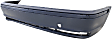 Rear Primed Bumper Cover, Base Model, Sedan, For Models Without Sport Package, Without Park Distance Control