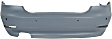 Rear Primed Bumper Cover, Base Model, Sedan, For Models Without M Package, With Park Distance Control