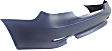 Rear Primed Bumper Cover, Base Model, Sedan, For Models Without M Package, Without Park Distance Control