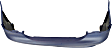 Rear Primed Bumper Cover, Base Model, Sedan, For Models Without M Package, Without Park Distance Control