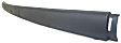 Rear, Center Bumper Trim, Black, Base Model