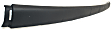 Rear, Center Bumper Trim, Black, Base Model