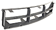 Front, Center Bumper Grille, Black, Base Model