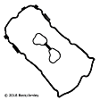 036-1754 Passenger Side Valve Cover Gasket