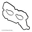 Passenger Side Valve Cover Gasket, 2.5L, 4Cyl Beck Arnley OE Replacement