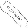 036-2093 Valve Cover Gasket, 3.0L, 6Cyl OE Replacement Series