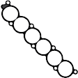 037-4869 Lower Intake Plenum Gasket