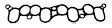 037-6161 OE Replacement Series Intake Manifold Gasket - Set