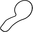 039-4176 Water Pump Gasket - Direct Fit, Sold Individually