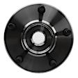 051-6121 Front, Driver or Passenger Side Wheel Hub, 4 Lugs, With Bearing