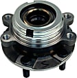 051-6243 Front, Driver or Passenger Side Wheel Hub, 5 Lugs, With Bearing, Beck Arnley OE Replacement