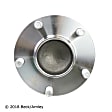 051-6244 Front, Driver or Passenger Side Wheel Hub, 5 Lugs, With Bearing