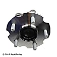 051-6260 Rear, Driver or Passenger Side Wheel Hub, 5 Lugs, With Bearing