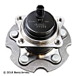 051-6260 Rear, Driver or Passenger Side Wheel Hub, 5 Lugs, With Bearing