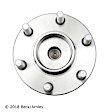 051-6287 Front, Driver or Passenger Side Wheel Hub, 6 Lugs, With Bearing