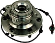 051-6288 Rear, Driver or Passenger Side Wheel Hub, 6 Lugs, With Bearing, Beck Arnley OE Replacement