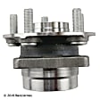051-6291 Front, Driver or Passenger Side Wheel Hub, 5 Lugs, With Bearing, 1.5L, 4Cyl