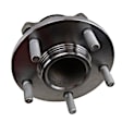 051-6296 Rear, Driver or Passenger Side Wheel Hub, 5 Lugs